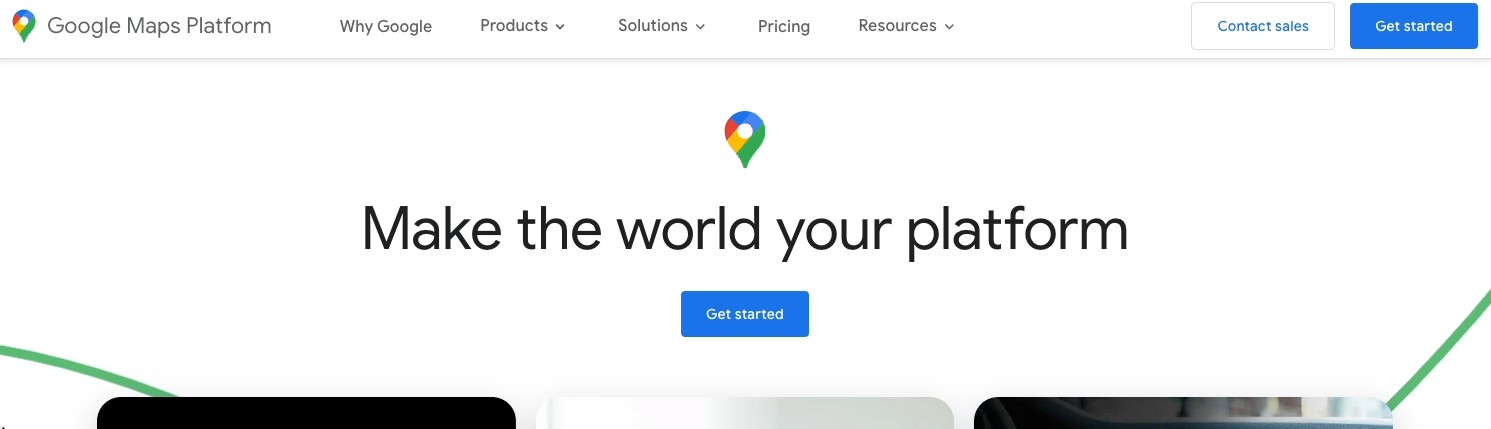 Click Get Started in the top right